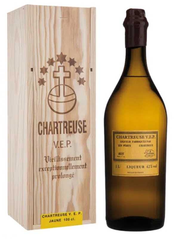 Chartreuse VEP Jaune (gelb) Kräuterlikör 1000 ml - 42%