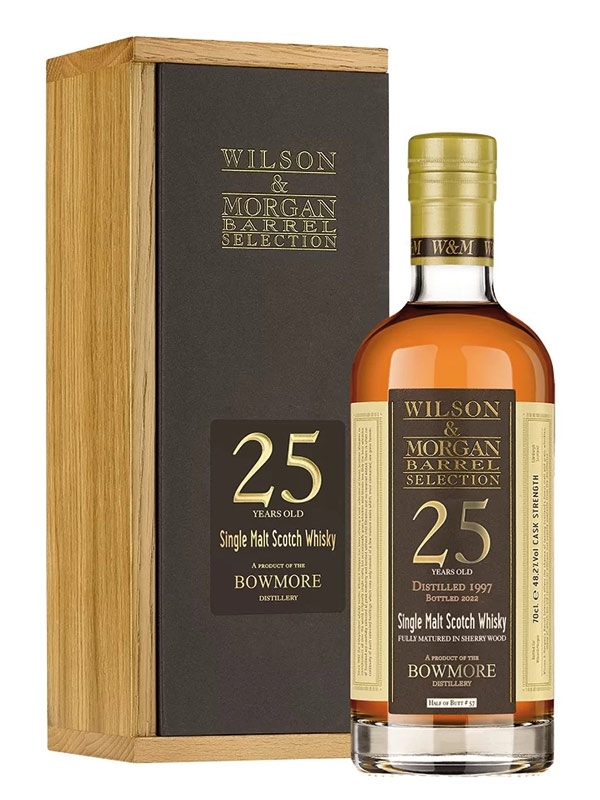 W&M Bowmore 25 Jahre 97-22 Sherry Wood 700 ml - 48,2%